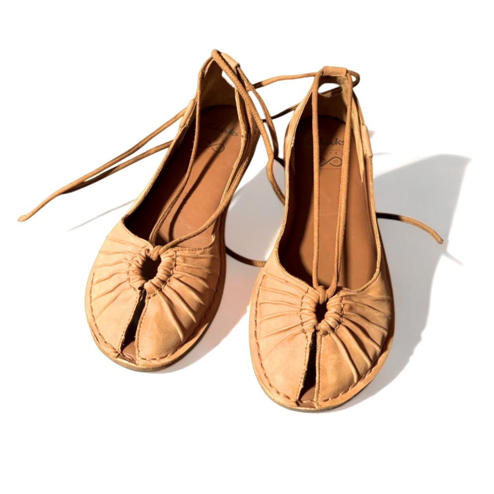 Clarks Sun Leather Sandals - Picture 2 of 4